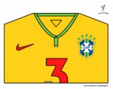 Desenho Camisa da copa do mundo de futebol 2014 do Brasil pintado por hduqhfuh