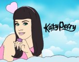 Desenho Katy Perry pintado por maryane