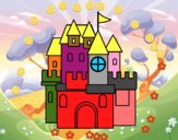 Desenho Um castelo pintado por Efrain
