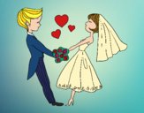 Desenho Casado e no amor pintado por ImShampoo