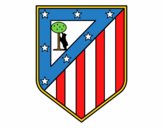 Desenho Emblema do Club Atlético de Madrid pintado por Gean