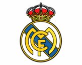 Desenho Emblema do Real Madrid C.F. pintado por Gean