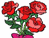Desenho Ramo de rosas pintado por Kelly310