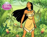 Desenho Pocahontas - Princesa Pocahontas pintado por ImShampoo