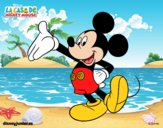 Desenho Rato Mickey pintado por ImShampoo