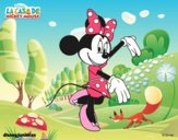 Desenho Minnie Mouse pintado por Riley