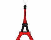 Desenho A Torre Eiffel pintado por Biiah