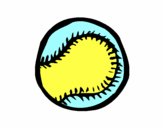 Desenho Bola de basebol pintado por inhapa
