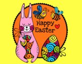 Desenho Happy Easter pintado por tinhaana