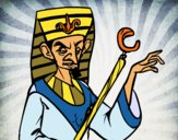 Desenho Faraó aborrecido pintado por analoup