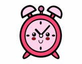 Desenho Relógio despertador pintado por marilinda