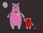 Urso e ursinho