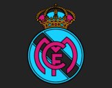 Desenho Emblema do Real Madrid C.F. pintado por cleverson7