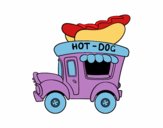 Desenho Food truck de Cachorro-quente pintado por jessica99