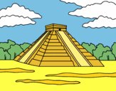 Desenho Pirâmide de Chichén Itzá pintado por jessica99