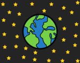 Desenho O Planeta Terra pintado por jessica99