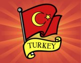 Desenho Bandeira da Turquia pintado por arthurfer