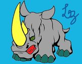 Desenho Rinoceronte II pintado por eduardobar