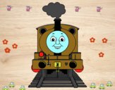 Desenho Percy a locomotiva pintado por 2016