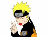 Desenho Naruto puxando para fora a língua pintado por TheBrother