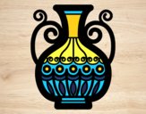 Desenho Vaso decorado pintado por ImShampoo