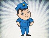 Oficial de agente de polícia