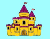 Desenho Princesas do castelo pintado por ameireles
