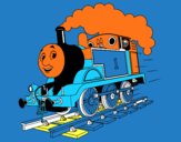 Desenho Thomas a locomotiva 1 pintado por joaomede