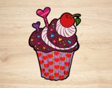 Desenho Cupcake delicioso pintado por ImShampoo