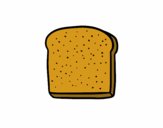 Uma fatia de pão