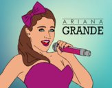 Desenho Ariana Grande cantando pintado por GTFGFGG