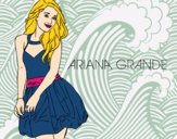 Desenho Ariana Grande pintado por Gisla