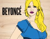 Desenho Beyoncé B-Day pintado por Gisla