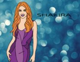 Desenho Shakira pintado por Gisla