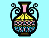 Desenho Vaso decorado pintado por ManuelF