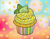 Desenho Cupcake de limão pintado por AndressaBR