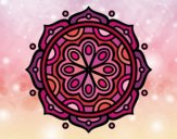 Desenho Mandala para meditar pintado por ceciliaz