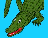 Desenho Crocodilo  pintado por Springtrap