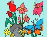Desenho Fauna e Flora pintado por ceciliaz
