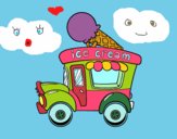 Desenho Food truck de sorvete pintado por RebecaLind