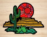 Desenho Deserto do Colorado pintado por ceciliaz