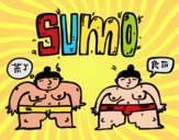 Desenho Sumo japonês pintado por jabuti