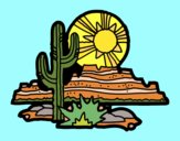 Desenho Deserto do Colorado pintado por Craudia
