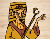 Desenho Faraó aborrecido pintado por NathaQueen
