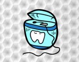 Desenho Fio dental pintado por ImShampoo