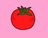 Desenho Tomate ecológico pintado por Valeriah
