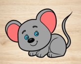 Desenho Um ratinho pintado por ImShampoo