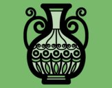 Desenho Vaso decorado pintado por ceciliaz