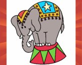 Desenho Elefante a actuar pintado por Craudia