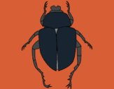 Desenho Escaravelho pintado por ceciliaz